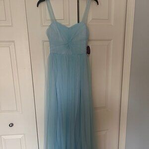 Light blue prom dress